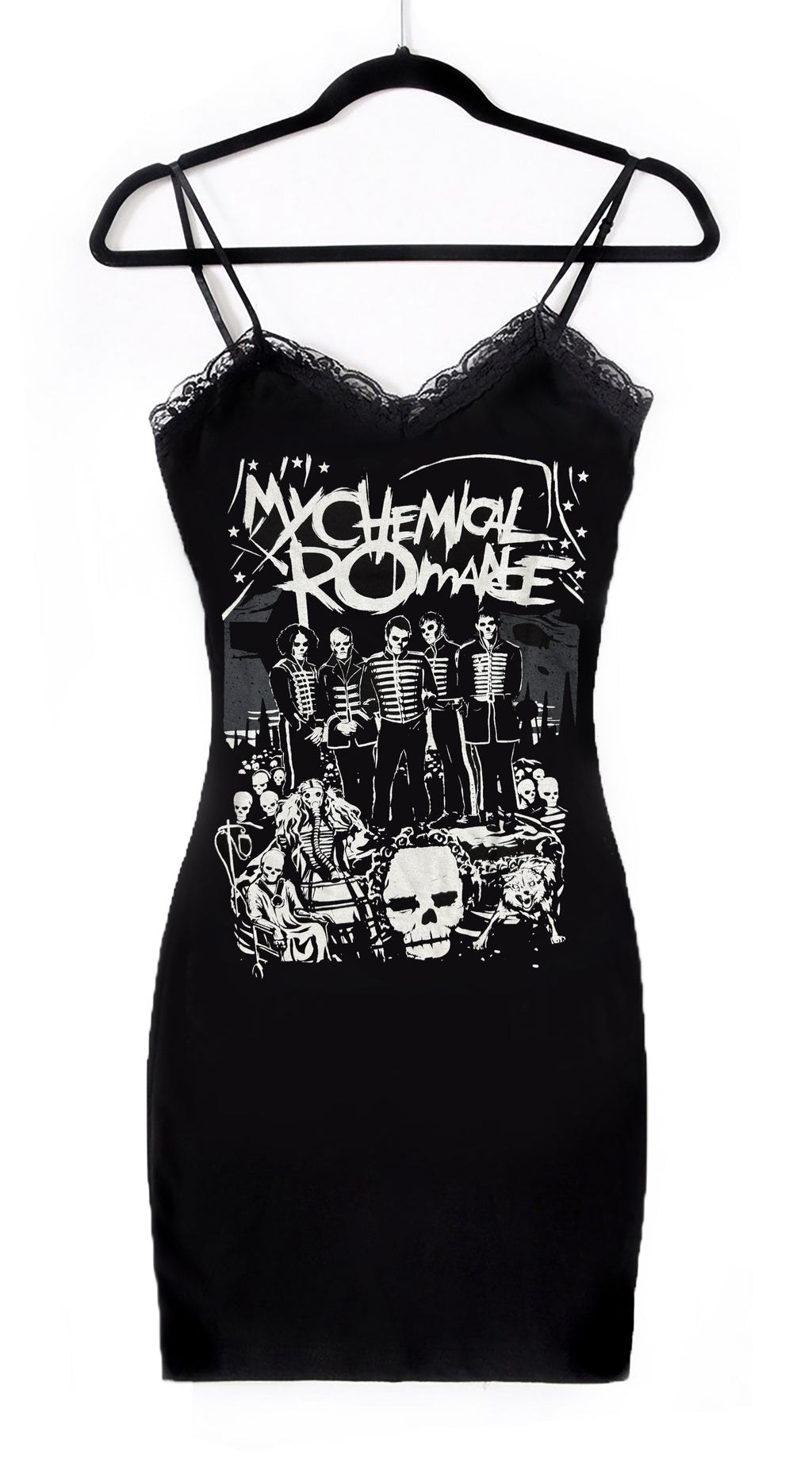 black parade dress My Chemical Romance Lace Strap – Vera's Eyecandy Sky Blue Long Chiffon and a little different #YourDreamDressStartsHere Size:40 Long