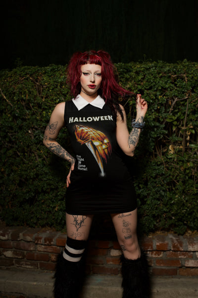 halloween dresses for ladies Halloween Collar Dress