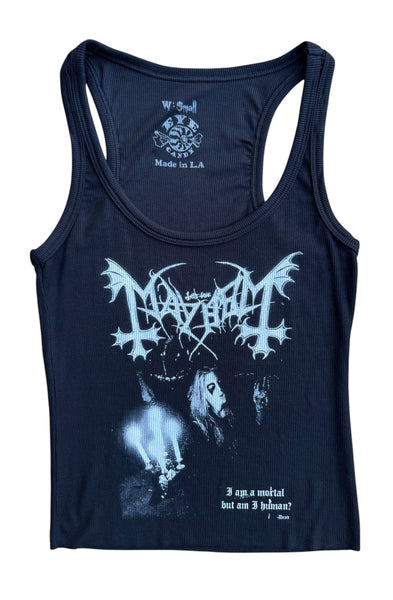 トップス Mayhem 2000 vintage tee euro body Vintage 2000 Mayhem T-shirt Black Metal