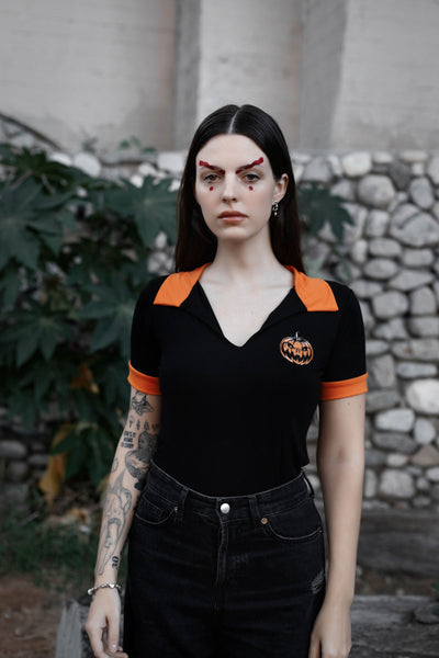 Pumpkin Polo Tee