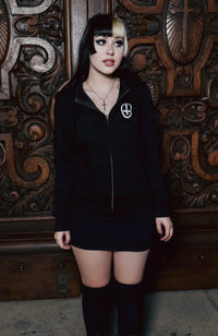 Pazuzu Fleeze Zip Up Hoodie (Women)