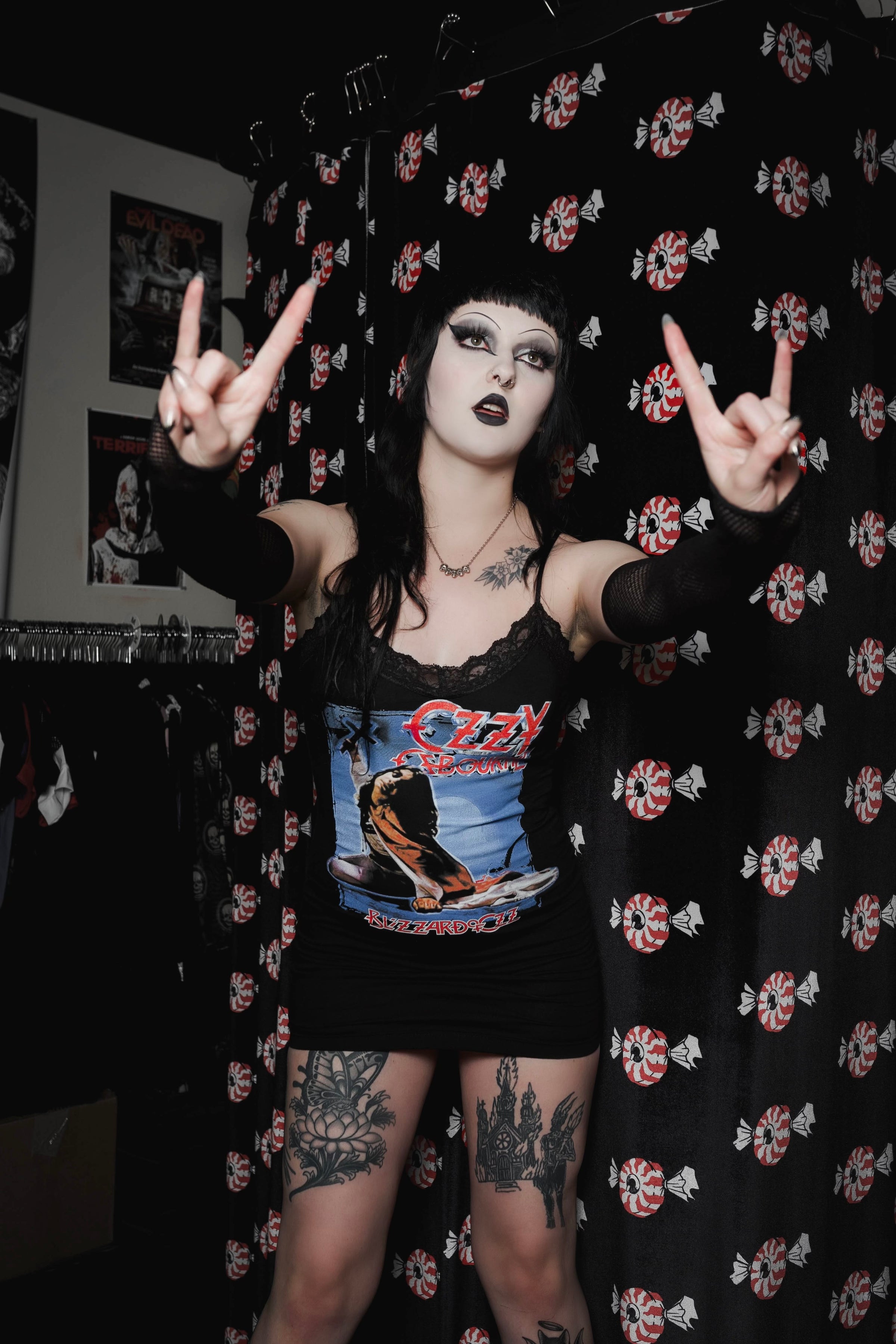Ozzy (Blizzard of Ozz) Lace Strap Dress