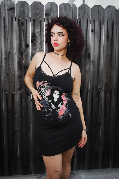 The Cure Lace Strap Dress