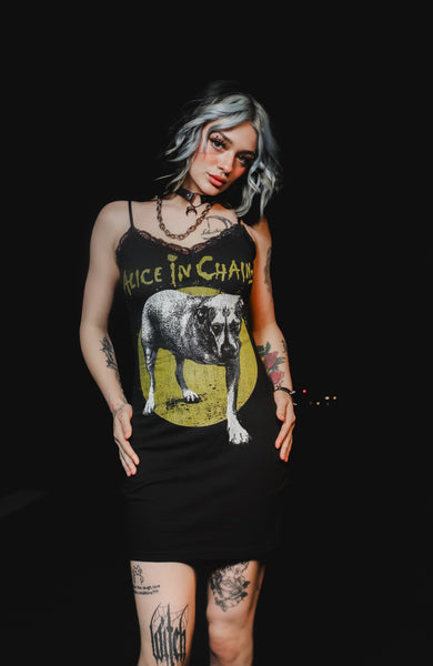 Alice in Chains Lace Strap Dress