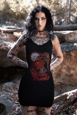 Queen of the Damned Lace Strap Dress