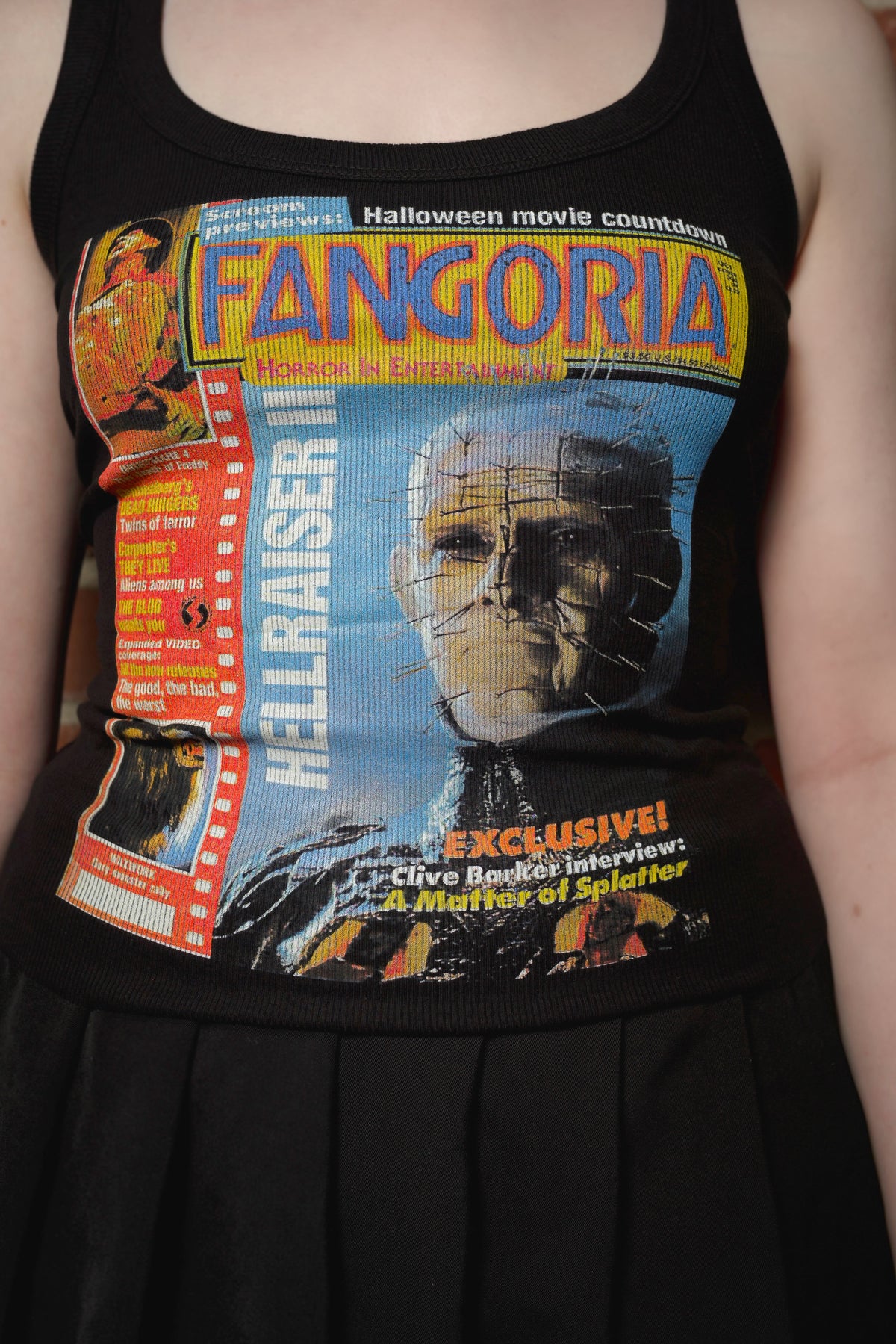 Pinhead X Fangoria Ribbed Tank Top