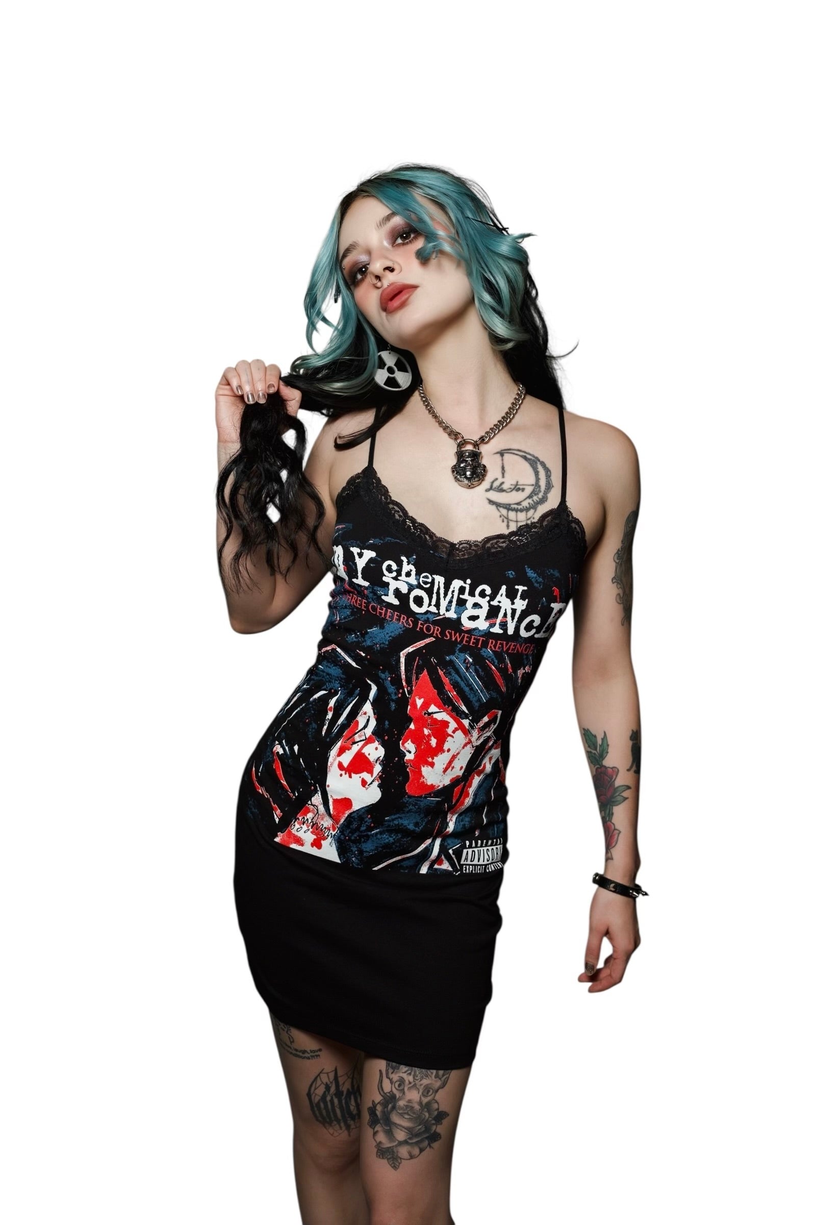 My Chemical Romance Lace Strap Dress, L My Chemical Romance Lace Strap Dress, L