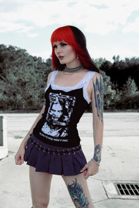13 Ghosts - The Jackal Lace Ribbed Tank (Limited edition)