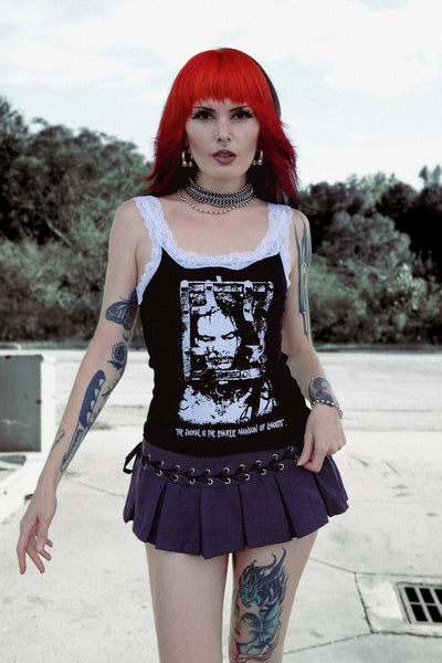13 Ghosts - The Jackal Lace Ribbed Tank (Limited edition)