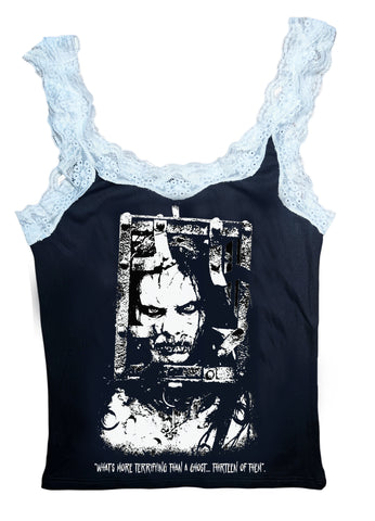 13 Ghosts - The Jackal Lace Ribbed Tank (Limited edition)