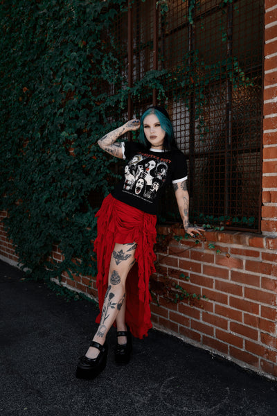 Jennifer's Body Ringer Tee (Eat your soul)