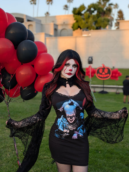 Pennywise Lace Strap Dress