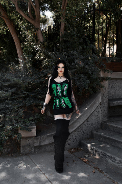 Type O' Negative Lace Strap Dress