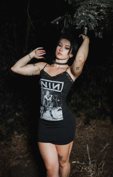 NIN Lace Strap Dress