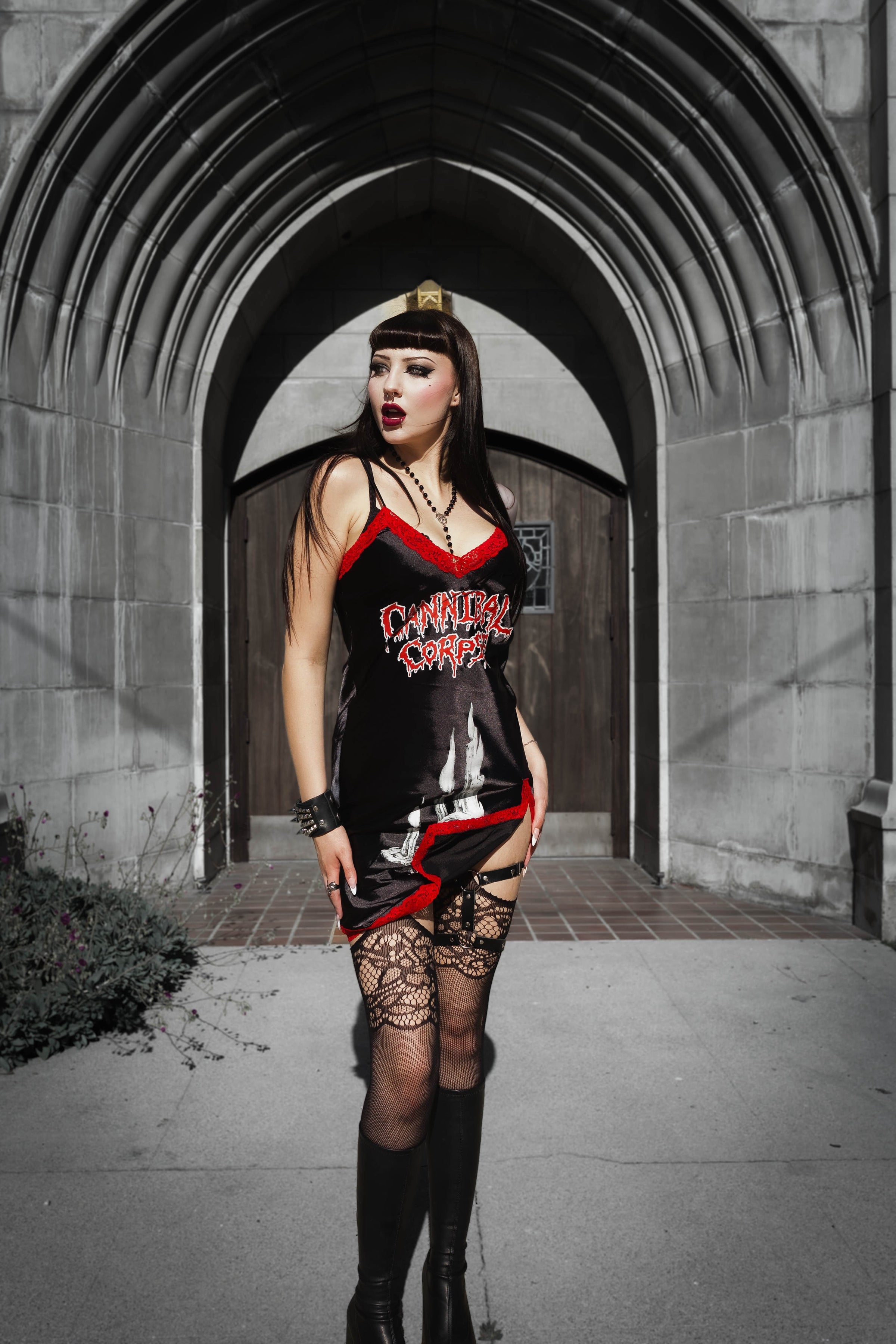 Cannibal Corpse Mini Slip Dress