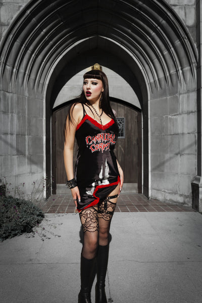 Cannibal Corpse Mini Slip Dress