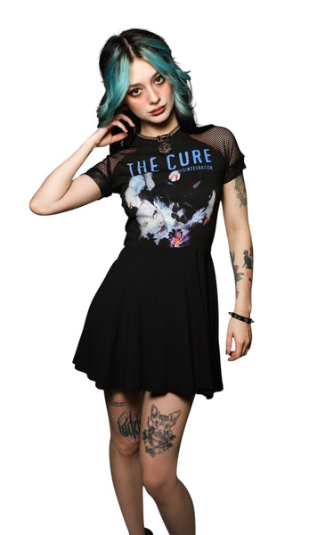 The Cure Fishnet Baby Doll Dress