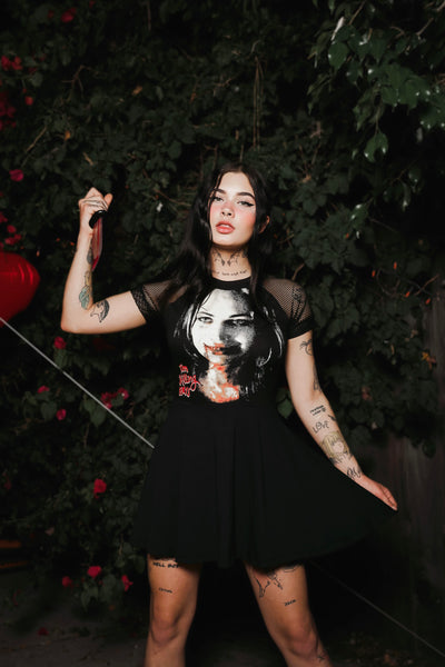 Jennifer's Body Fishnet Baby Doll Dress