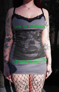 Type O Negative Lace Strap Dress (With my love)