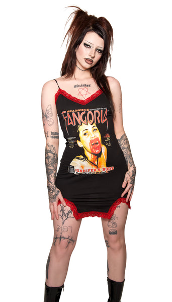 Jennifer's Body (Fangoria) Slit Red Lace Dress