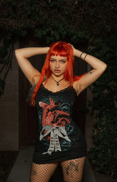 Sleep Token Lace Strap Dress