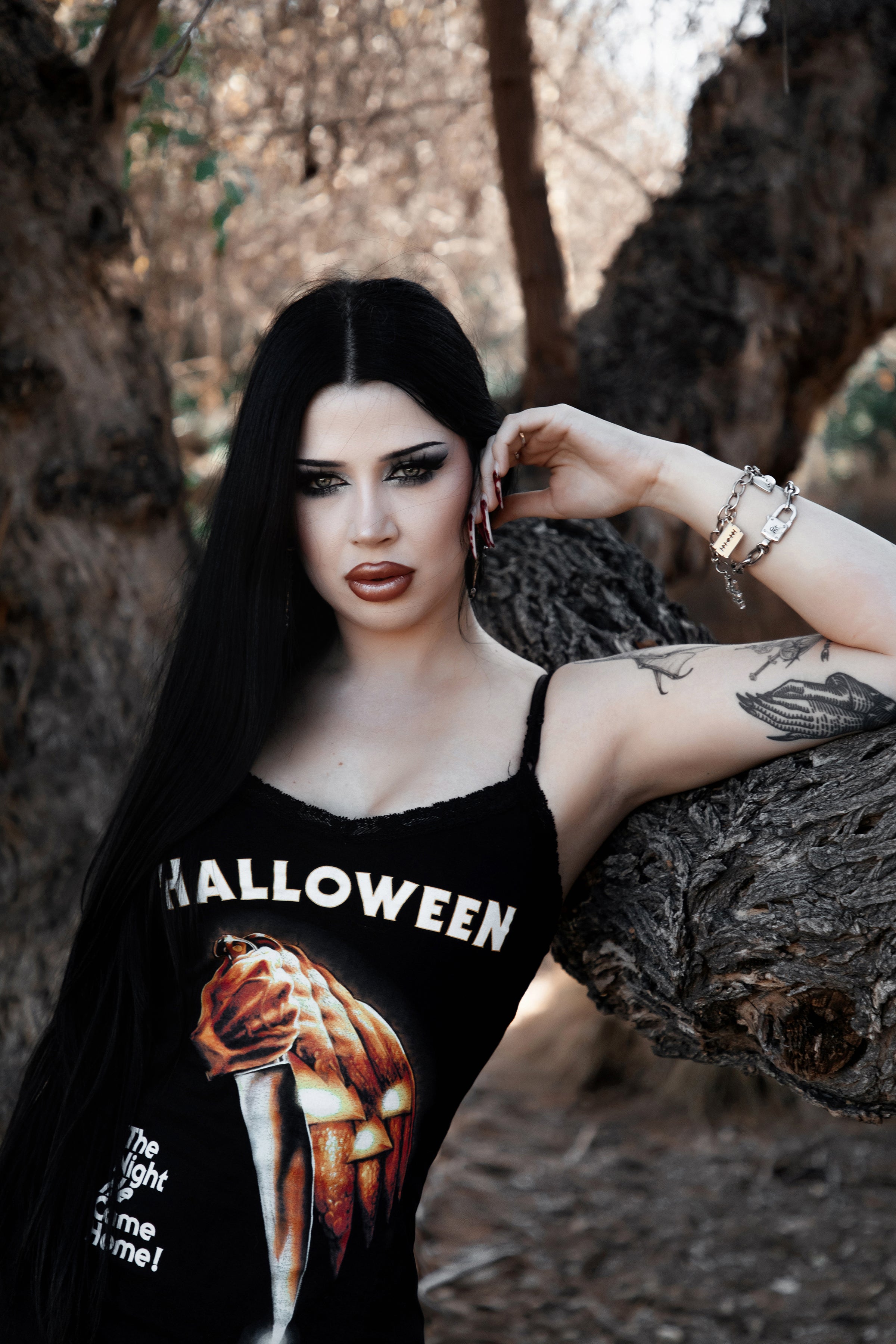 Halloween Lace Strap Dress