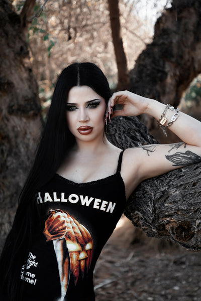 Halloween Lace Strap Dress