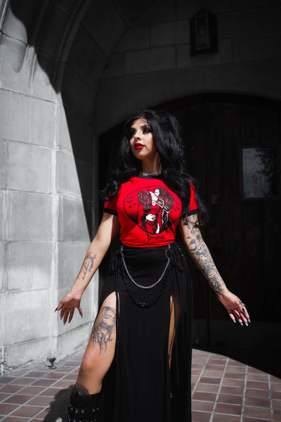 Dracula KISS Ringer Tee
