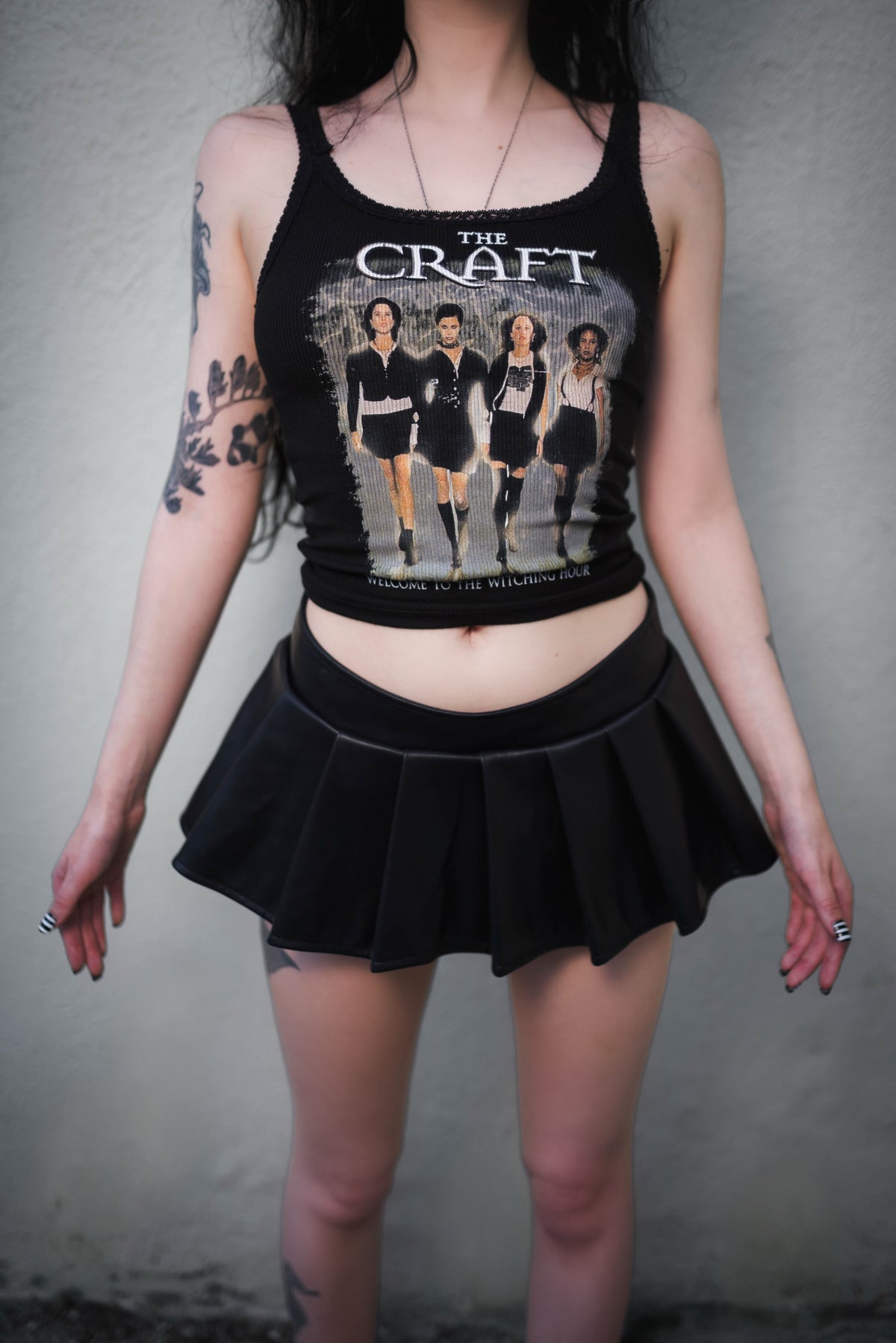 The Craft Ribbed Lace Tank