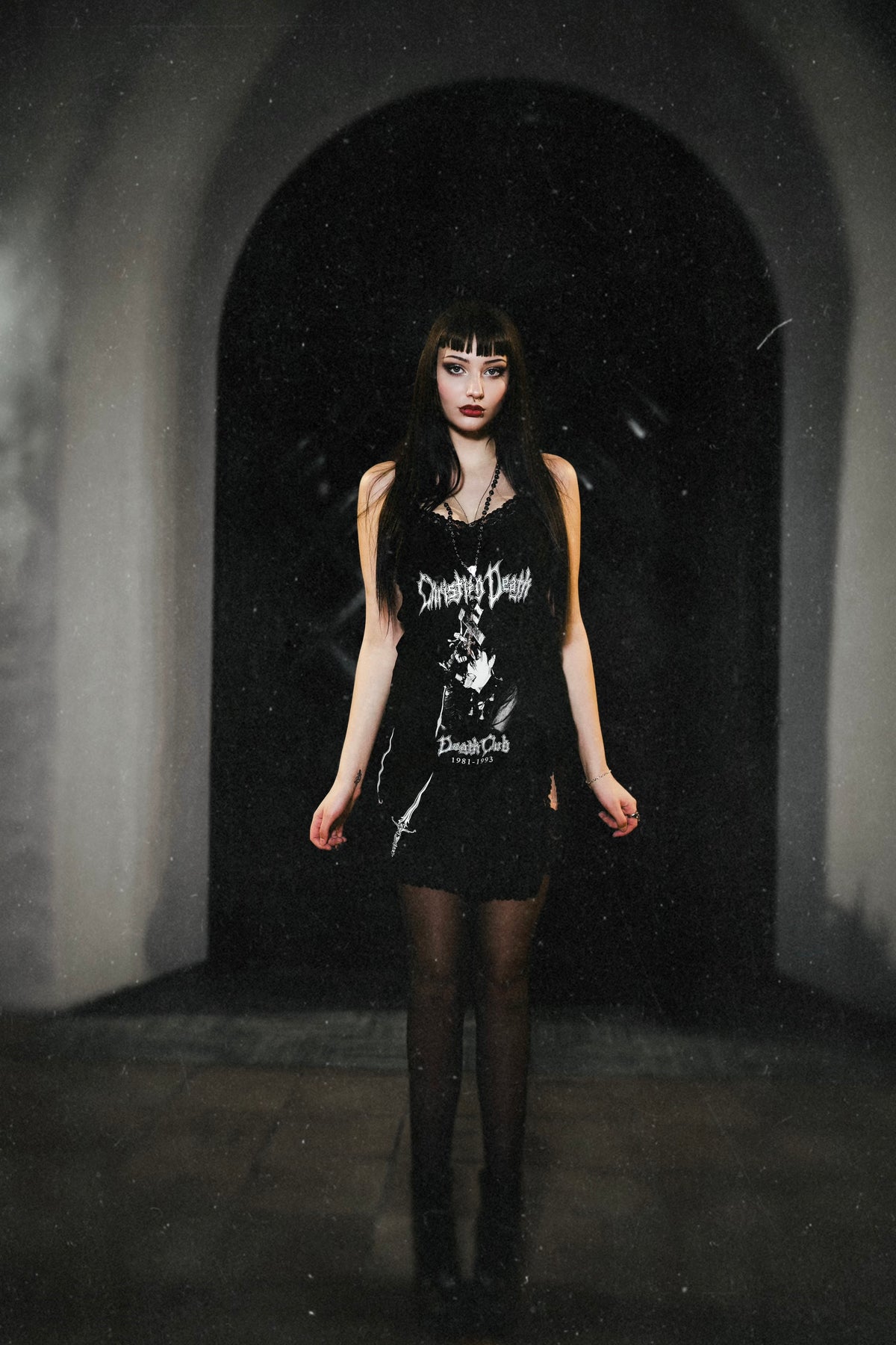 Christian Death Mini Slip Dress