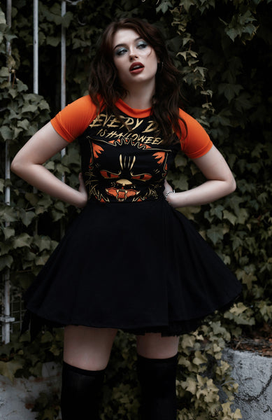 Every Day is Halloween Baby Doll Dress