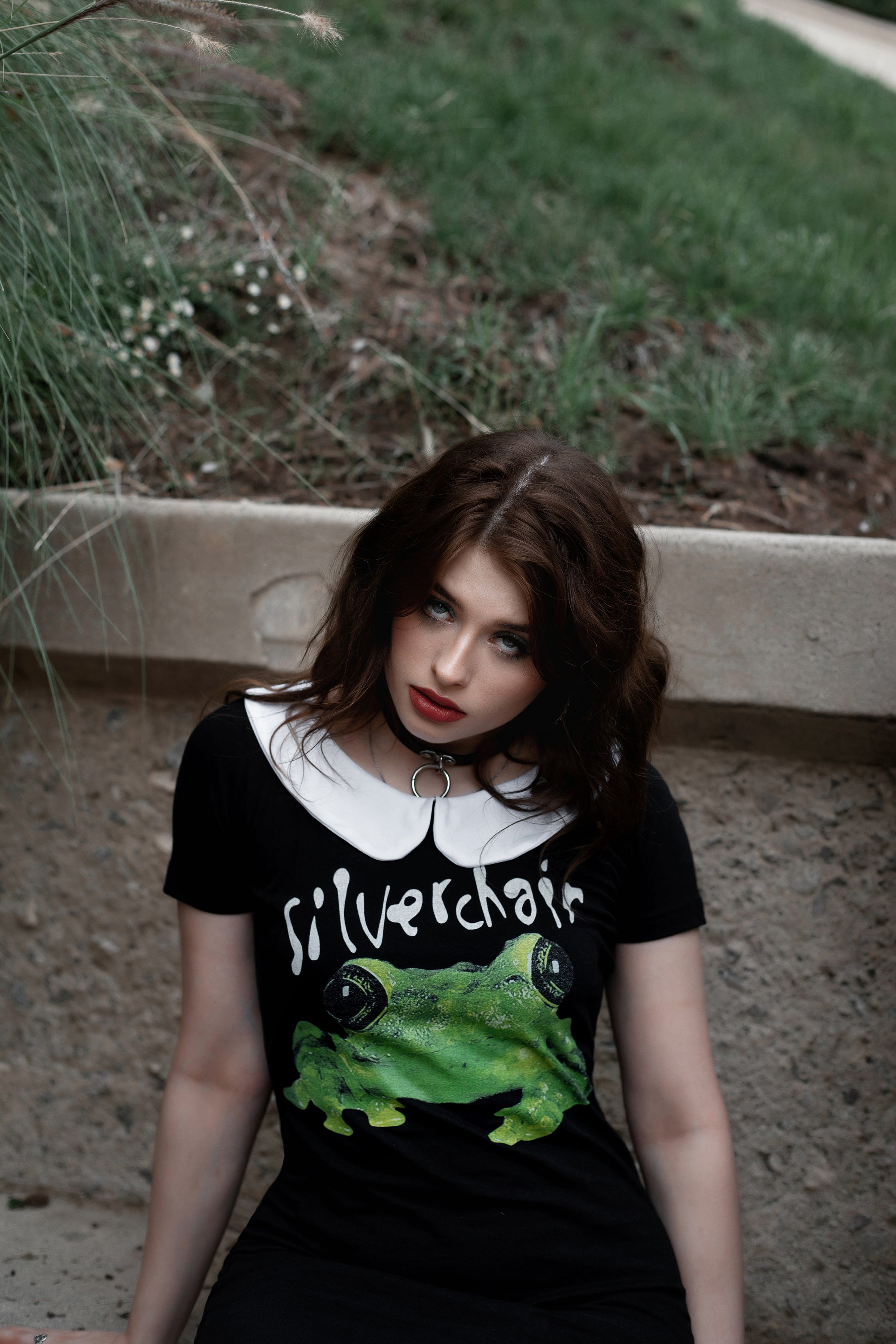 Silverchair Peter Pan Collar Dress Vera's Eyecandy