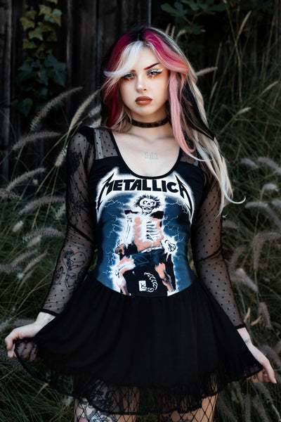 Metallica Ballerina Dress