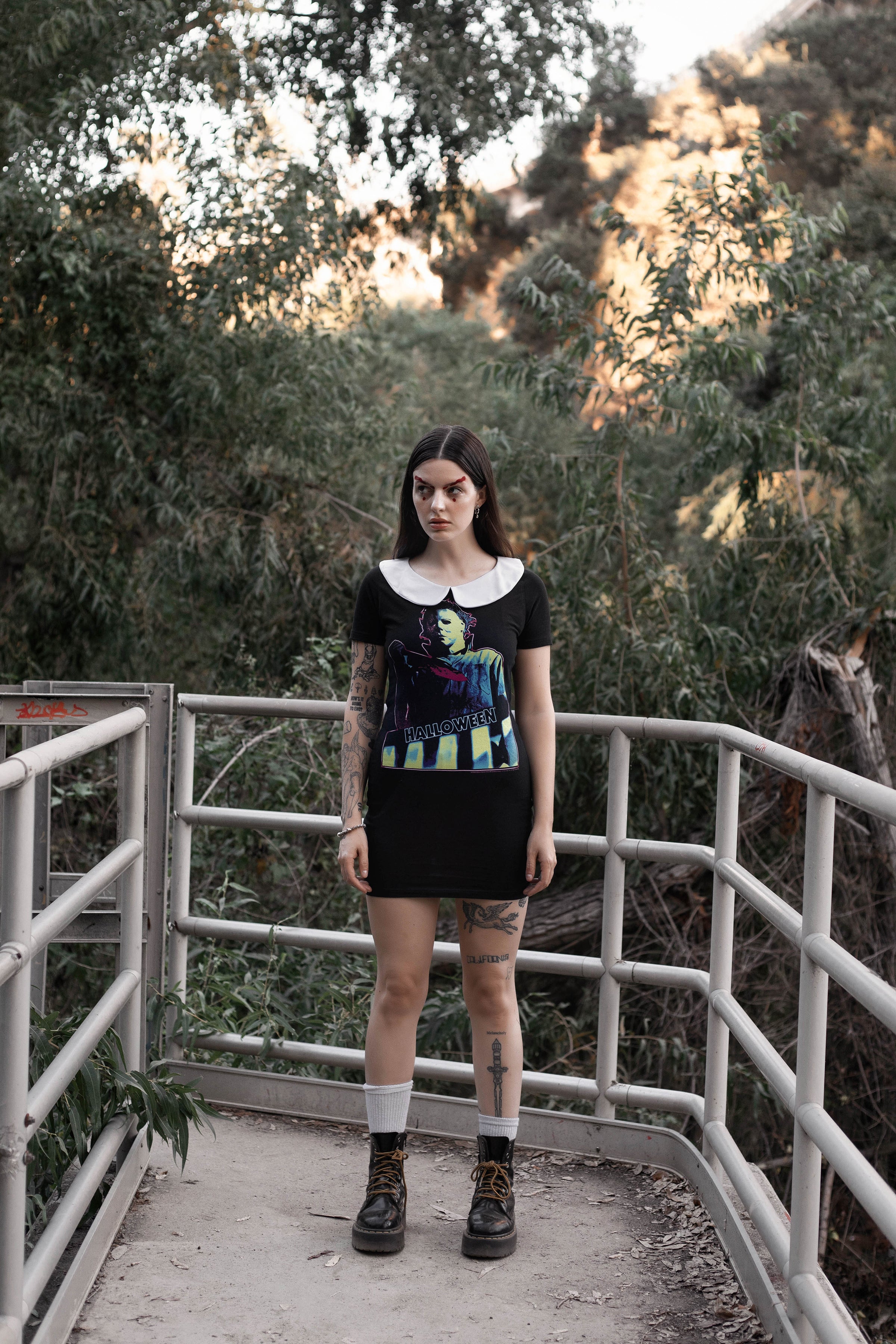 Halloween Peter Pan Collar Dress