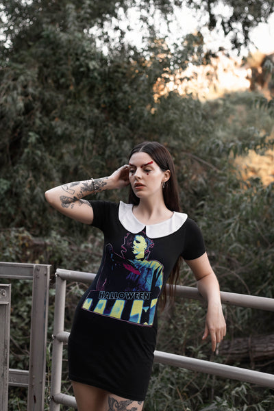 Halloween Peter Pan Collar Dress