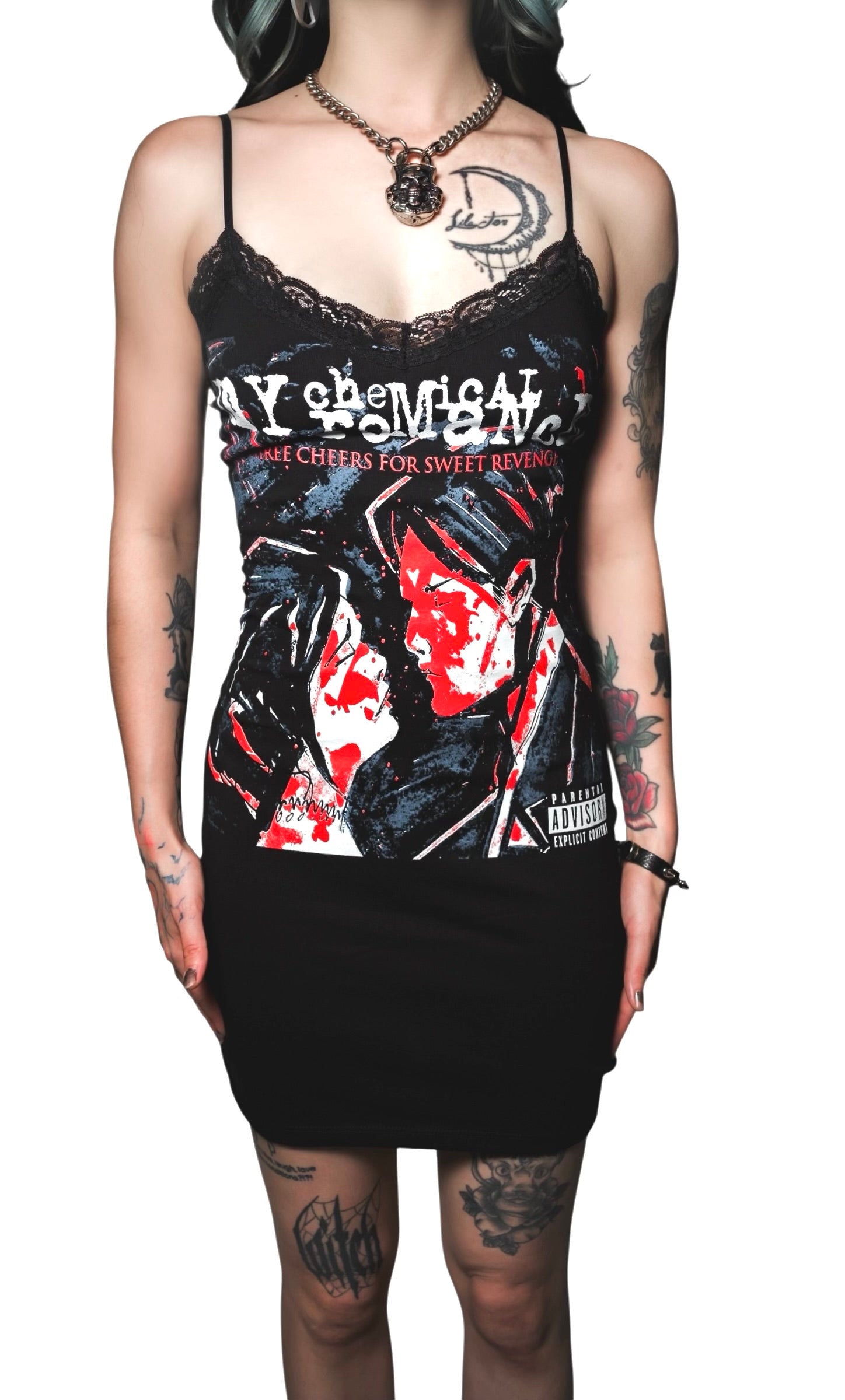 My Chemical Romance Lace Strap Dress