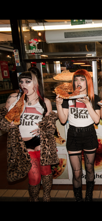 Pizza Slut Ribbed Tank Top