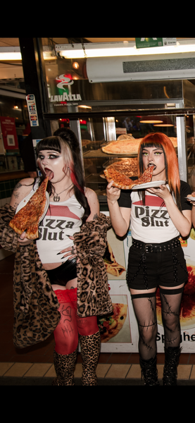 Pizza Slut Ribbed Tank Top