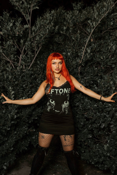 Deftones Lace Strap Dress