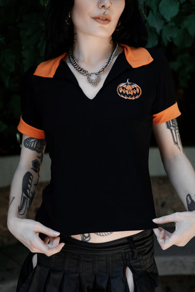 Pumpkin Polo Tee
