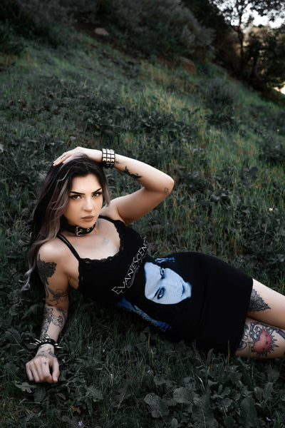 Evanescence Lace Strap Dress