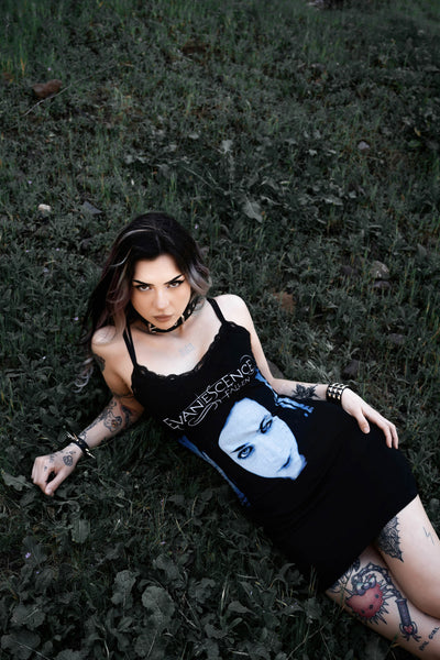 Evanescence Lace Strap Dress