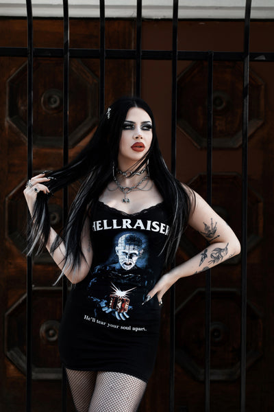 Hellraiser Lace Strap Dress
