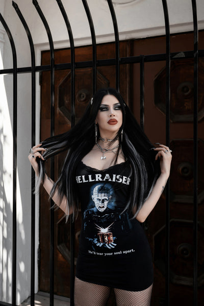 Hellraiser Lace Strap Dress