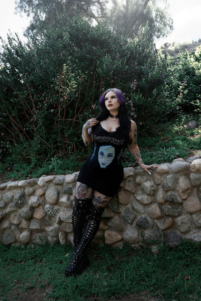 Evanescence Lace Strap Dress