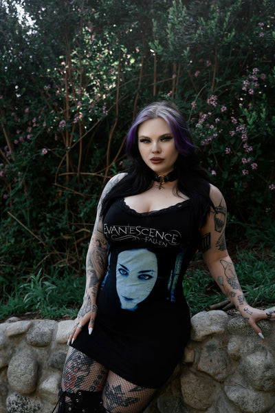 Evanescence Lace Strap Dress