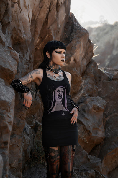 The Nun Ribbed Tank Top