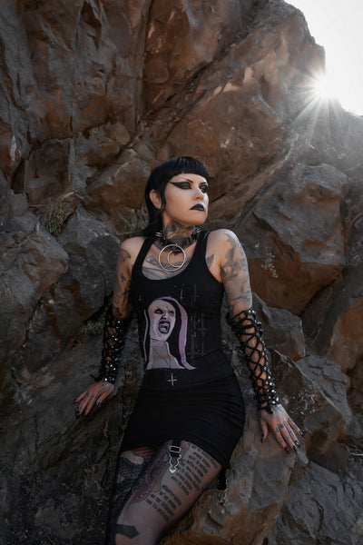 The Nun Ribbed Tank Top