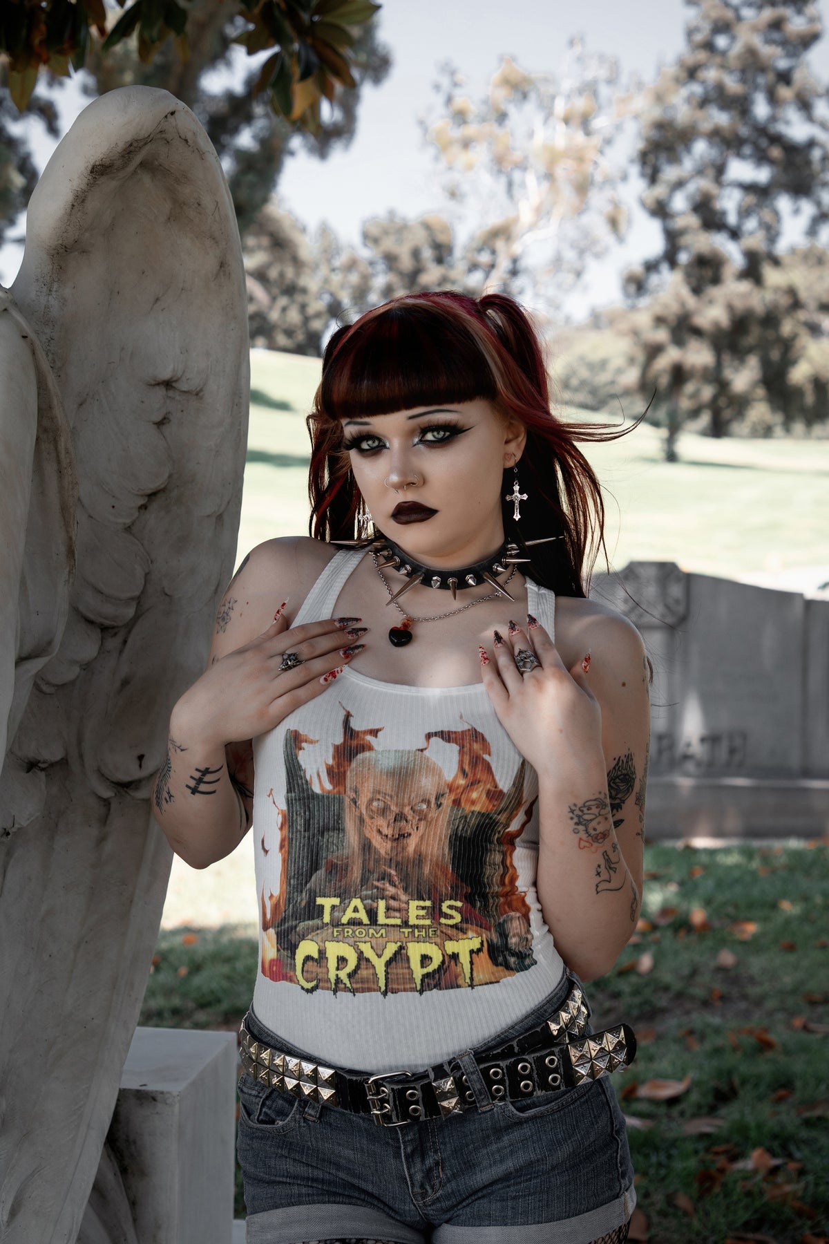 Tales from the Crypt Ribbed Tank Top