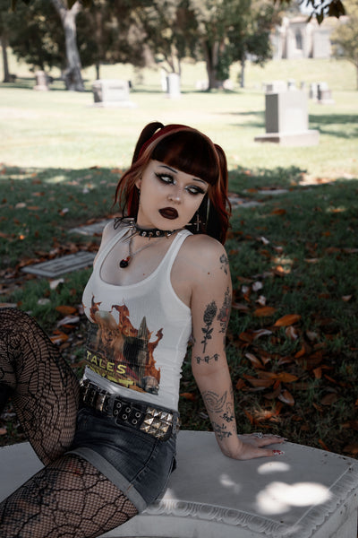 Tales from the Crypt Ribbed Tank Top